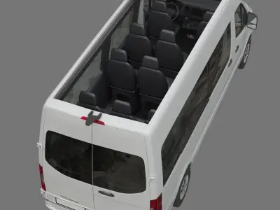 Minibus Generic 3D model