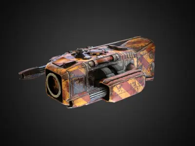 Sci-fi Drone MD-01 Low-poly 3D model