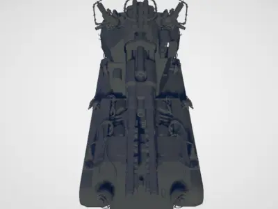 Blitztrager auf E 220 SCALE 1-35 3D print model