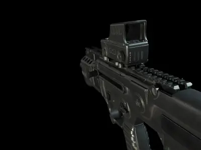 IWI Tavor X95 Low-poly 3D model