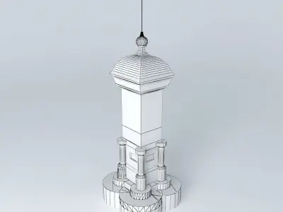 Public Weather Station Free 3D model