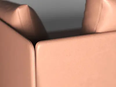 Bureau Sofa Free 3D model