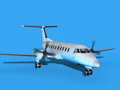 Embraer EMB120 Atlantic Soyuse 3D model