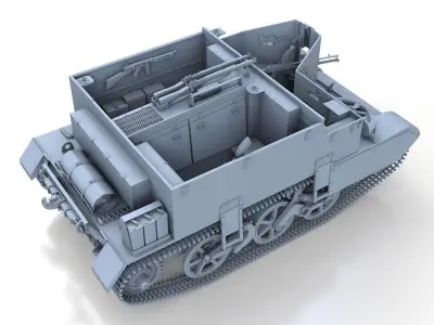 Universal Carrier MK2 - Bren Gun Carrier  3D model