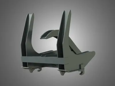 Log Fork - Stoll - Front Loader 3D model