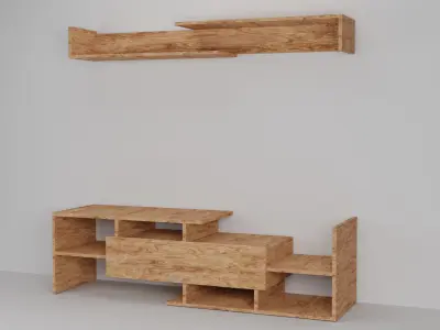 AlphaB2B STANDARTTVSONOMA Tv Unit Free low-poly 3D model