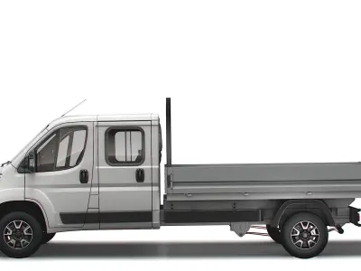Opel Movano Crew Cab Truck 2023 3D model