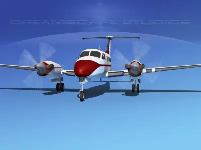 Beechcraft B200 GT King Air V10 3D model