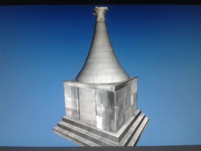 funeral chamber Free low-poly 3D model