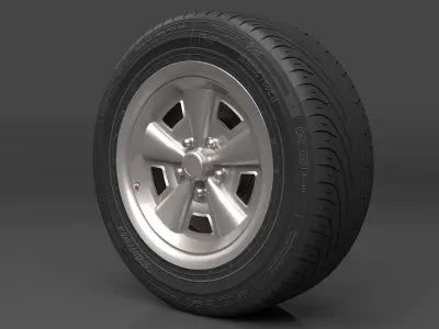Realistic Wheel Tire 10 3D model