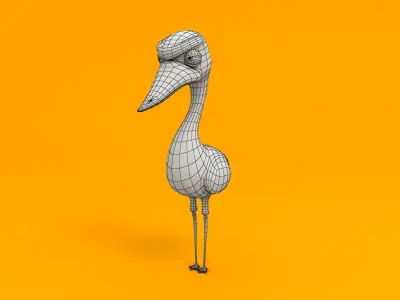 Duck Character Free 3D model