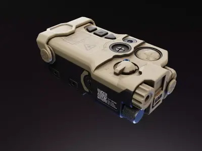 Wilcox RAID Xe Illuminator Low-poly 3D model