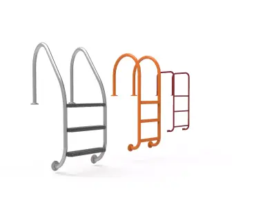 Boat stairs deck 3D model