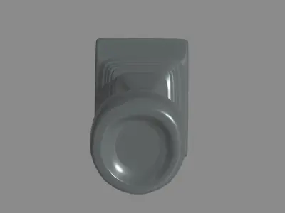 Gear Lever 04 Low-poly 3D model