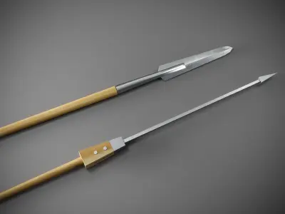 Low-poly roman weapon set Low-poly 3D model