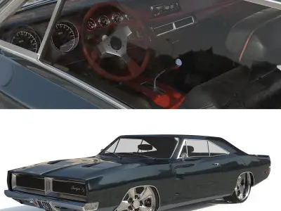 dodge charger 3D model