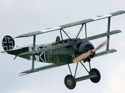 Fokker DR1 3D model