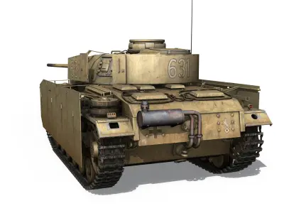 PzKpfw III - Panzer 3 - Ausf M - 631 3D model