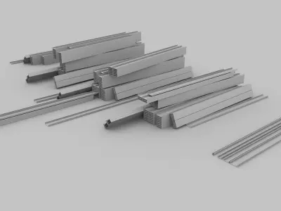Construction Steel Framing 3D model