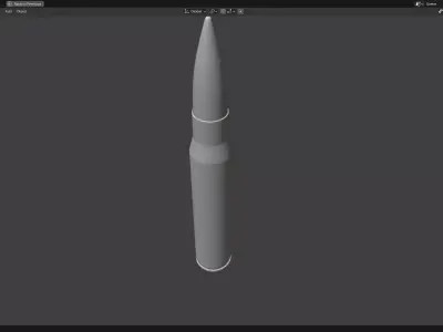 50 BMG Ammo 3D print model
