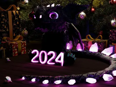 Dragon model 3D model