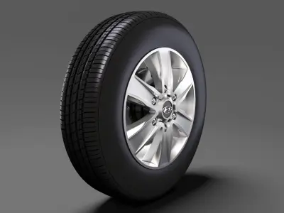 Hyundai H350 Van wheel 2017 3D model