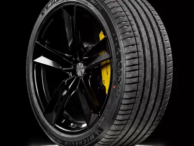 Michelin Pilot Sport EV 295 35 R21 107Y 3D model