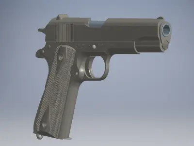 m1911 semi-automatic-pistol 3D model