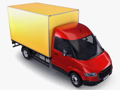 Generic Box Truck M 3 3D model