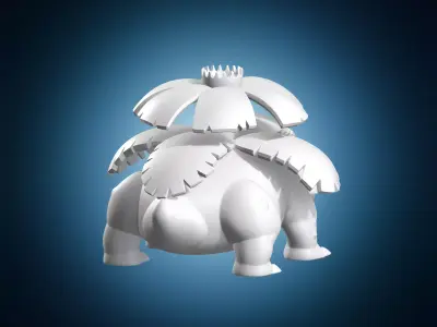 Venusaur Miniature Pokemon Model 3D print model