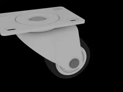 Rollers castor wheel Free 3D model