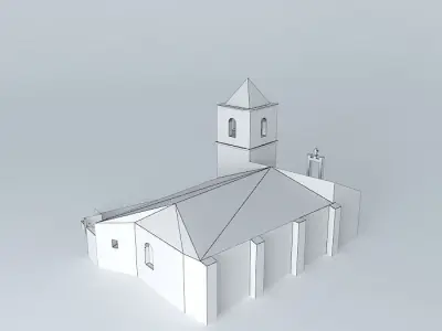 Parish Church of San Pedro. Robledillo de Trujillo Free 3D model