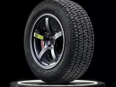 Michelin TRX 220 55 VR365 3D model