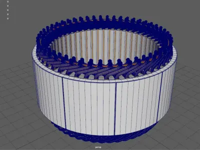 Hairpin winding 3D model purchase