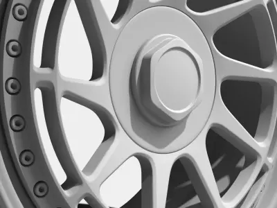 Rotiform YVR Wheel Rim 3D Model UVW Unwrapped 3D model