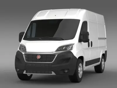 Fiat Ducato Van L2H2 2015 3D model