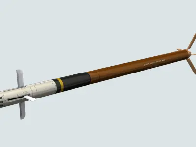 FZ275 Laser Guided Rocket 3D model