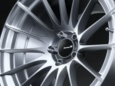 Enkei RS05rr Low-poly 3D model