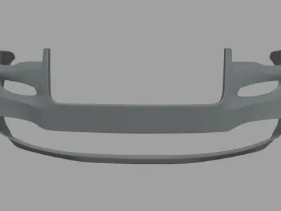 Front Bumper Car 03 Low-poly 3D model