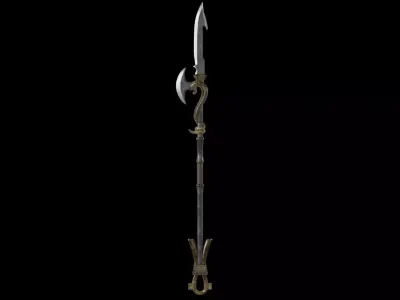 Spear02 elder scrolls iii sword Low-poly 3D model