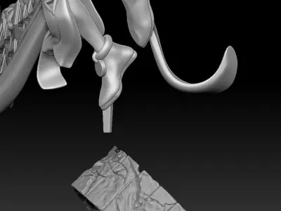 Sci-Fi Elf Hooded Mystic Miniature 3D print model