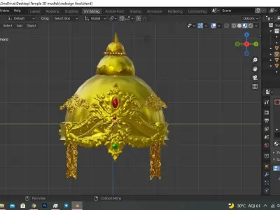Indian Crown 3D model