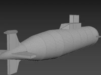 submarine Free 3D model