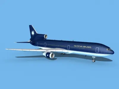 Lockheed L-1011 Navstar 3D model