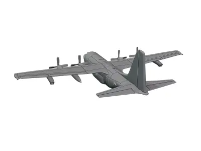 Lockheed MC-130H Combat Talon II 3D print model