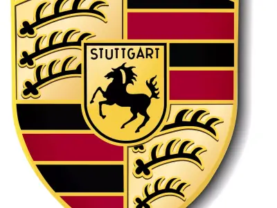 logo porsche 3D model