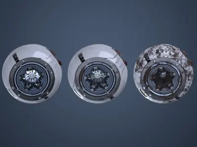 Surveillance Drone Mk1 Pack 3D model