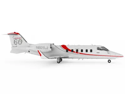Bombardier Learjet 60 3D model