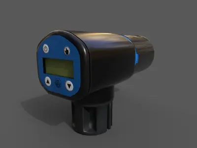 Automatic Fish Food Feeder low poly 3d model Low-poly 3D model