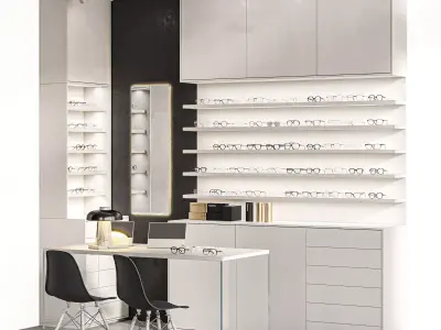 glasses shop 3D model